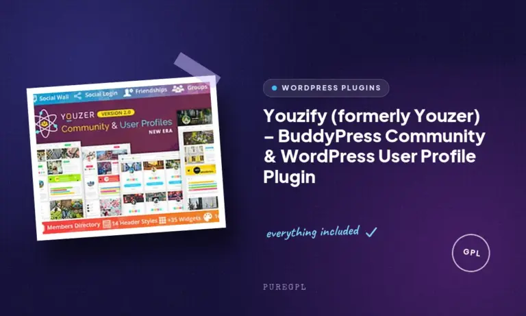 youzify formerly youzer buddypress community wordpress user profile plugin