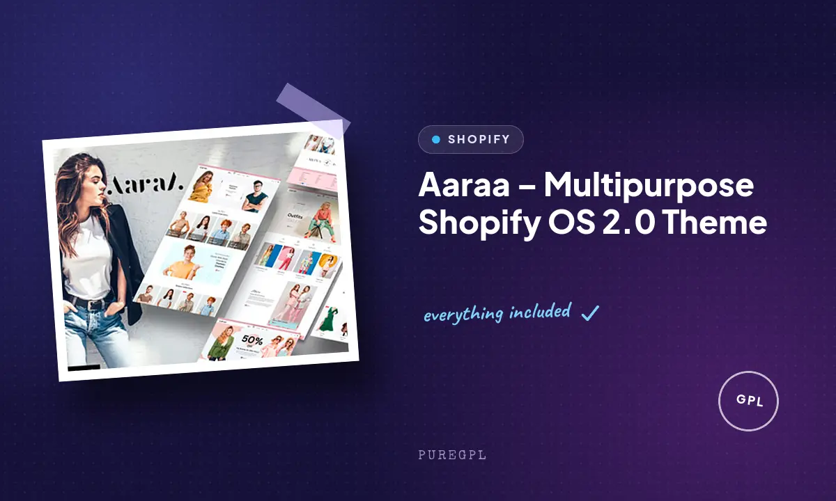 Aaraa – Multipurpose Shopify OS 2.0 Theme