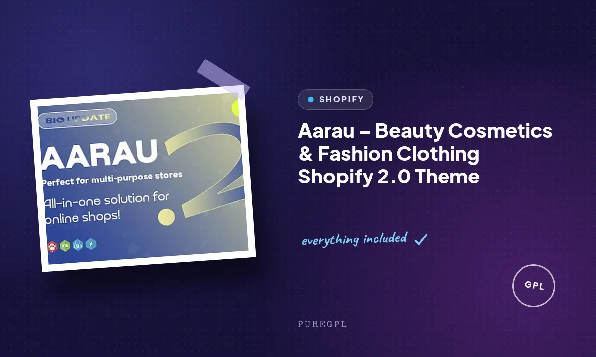Aarau – Beauty Cosmetics & Fashion Clothing Shopify 2.0 Theme