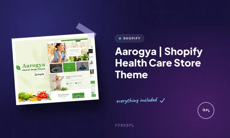 aarogya shopify health care store theme