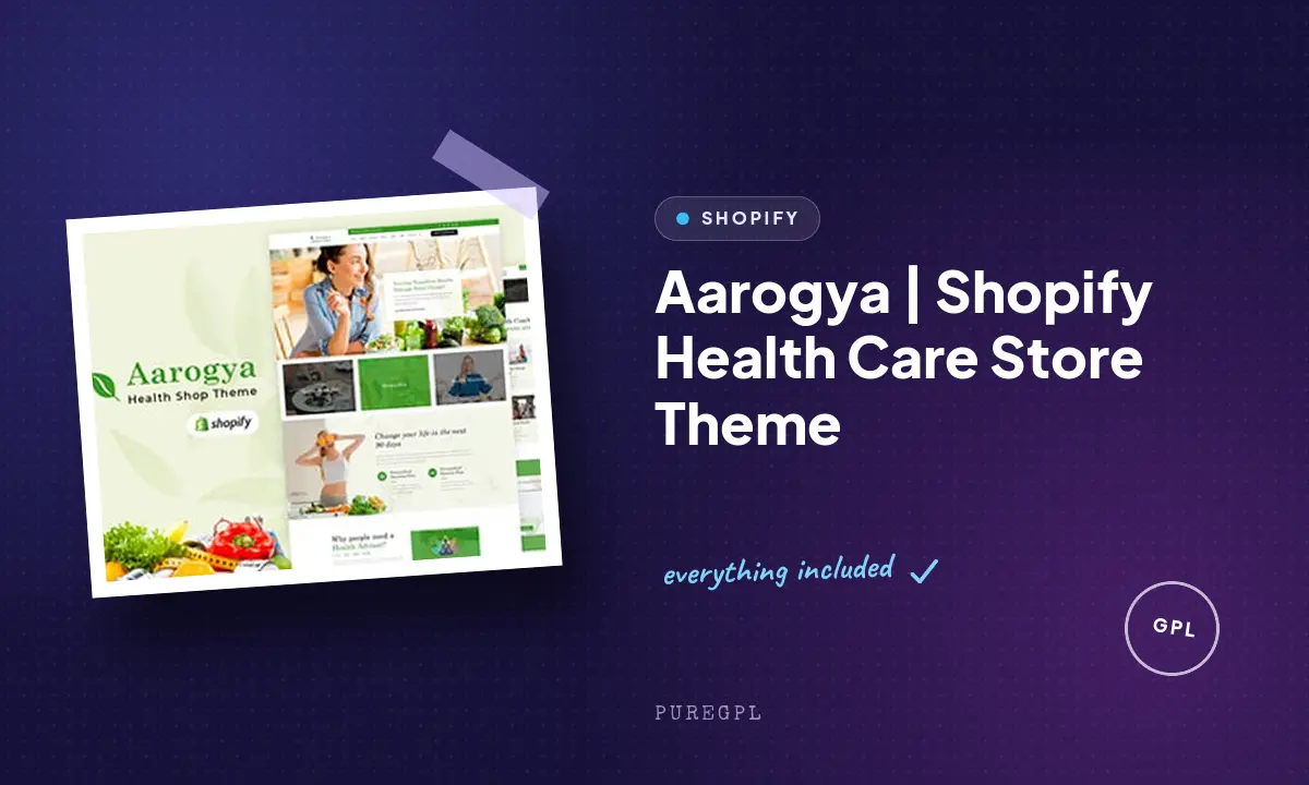 Aarogya | Shopify Health Care Store Theme