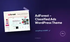 adforest classified ads wordpress theme