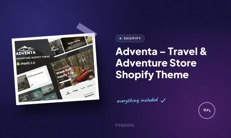 adventa travel adventure store shopify theme