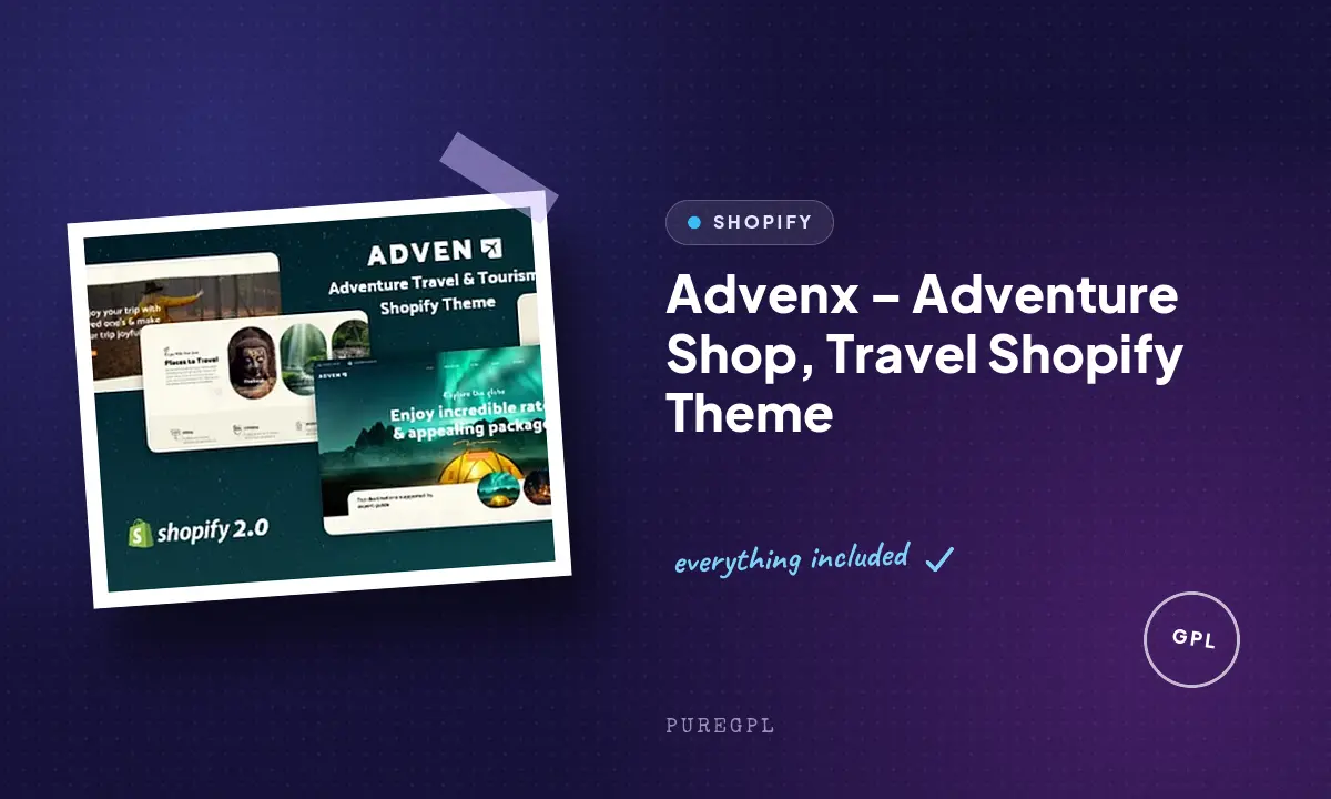 Advenx – Adventure Shop, Travel Shopify Theme