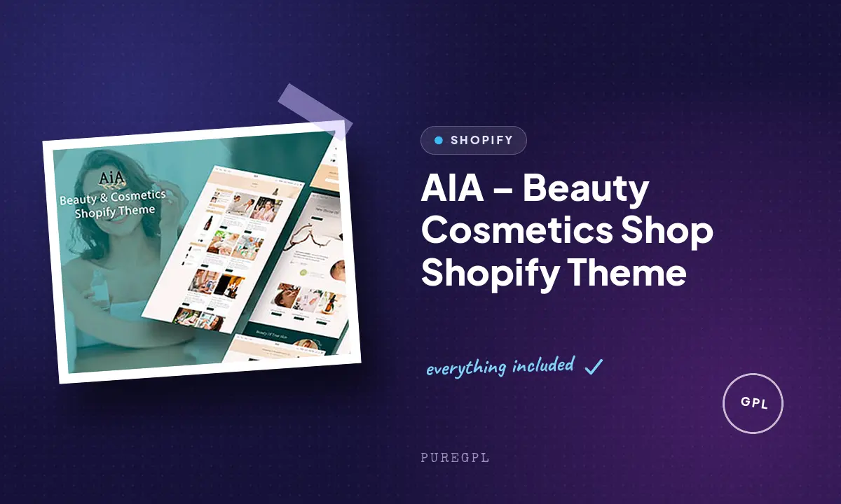 AIA – Beauty Cosmetics Shop Shopify Theme