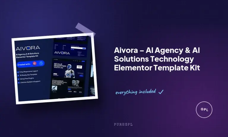 aivora ai agency ai solutions technology elementor template kit