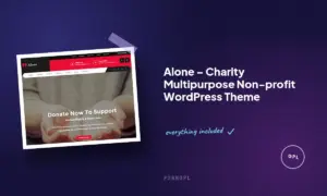 alone charity multipurpose non profit wordpress theme