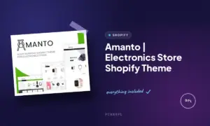 amanto electronics store shopify theme