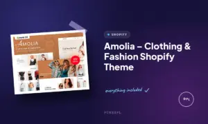 amolia clothing fashion shopify theme