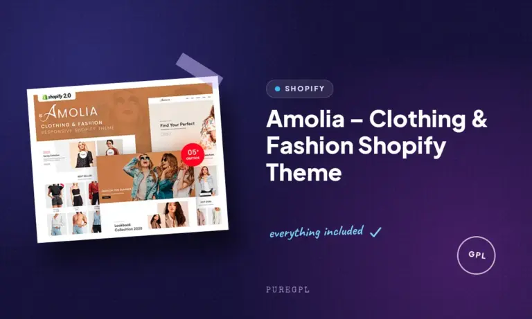 amolia clothing fashion shopify theme