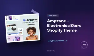 ampzone electronics store shopify theme