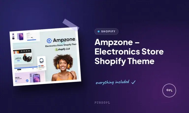 ampzone electronics store shopify theme
