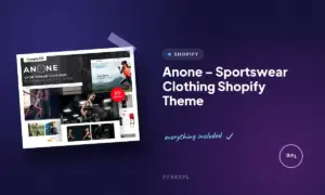 anone sportswear clothing shopify theme