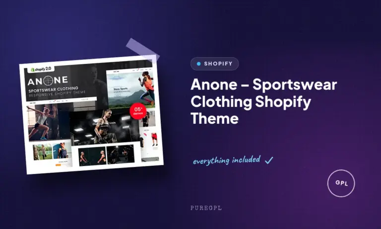 anone sportswear clothing shopify theme