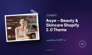 aoye beauty skincare shopify 2 0 theme
