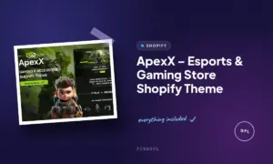 apexx esports gaming store shopify theme