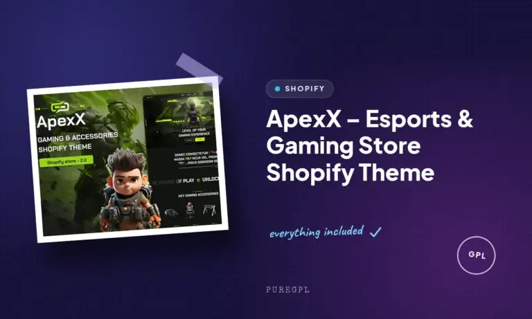 apexx esports gaming store shopify theme