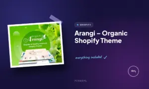 arangi organic shopify theme
