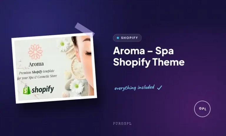 aroma spa shopify theme
