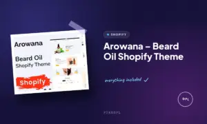 arowana beard oil shopify theme