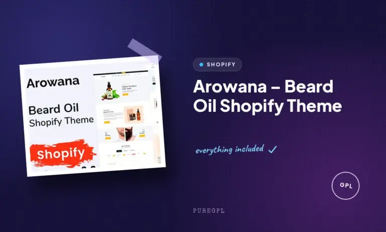 arowana beard oil shopify theme