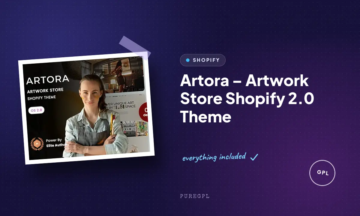 Artora – Artwork Store Shopify 2.0 Theme