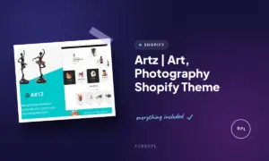 artz art photography shopify theme