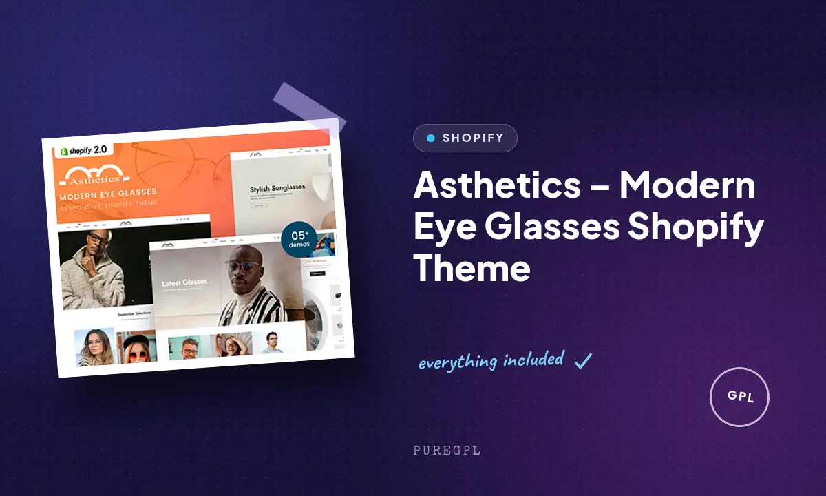 Asthetics – Modern Eye Glasses Shopify Theme