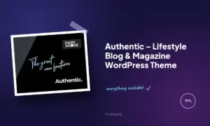 authentic lifestyle blog magazine wordpress theme