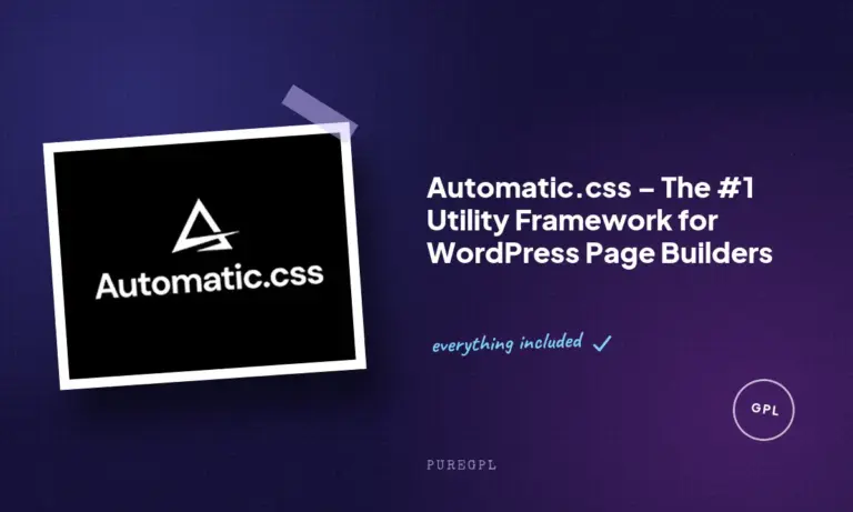 automatic css the 1 utility framework for wordpress page builders