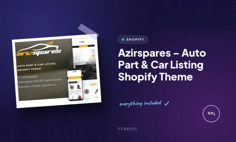 azirspares auto part car listing shopify theme