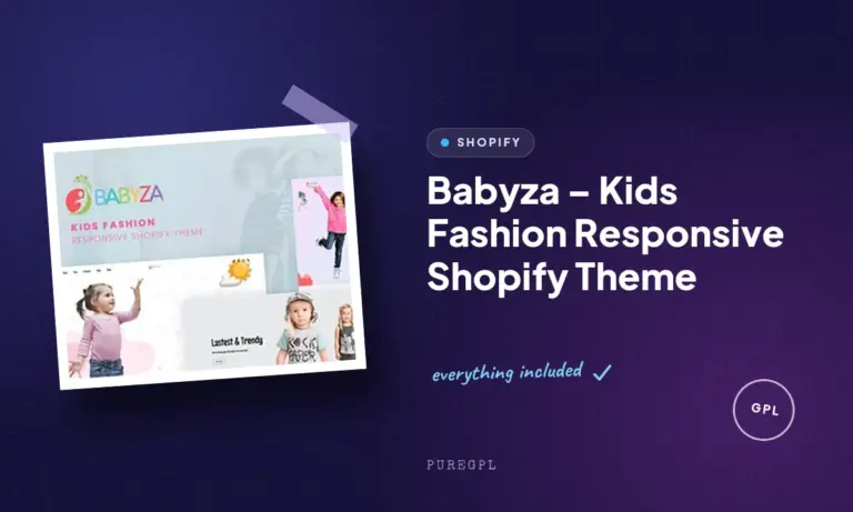 babyza kids fashion responsive shopify theme