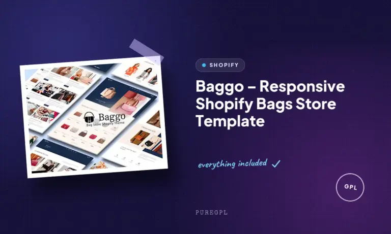 baggo responsive shopify bags store template
