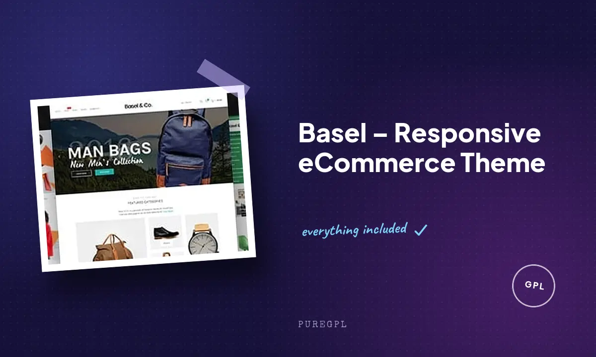 Basel – Responsive eCommerce Theme