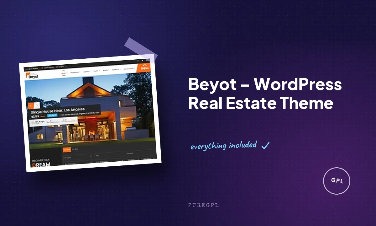 Beyot – WordPress Real Estate Theme