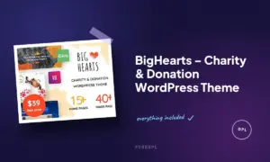 bighearts charity donation wordpress theme