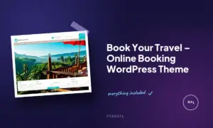 book your travel online booking wordpress theme
