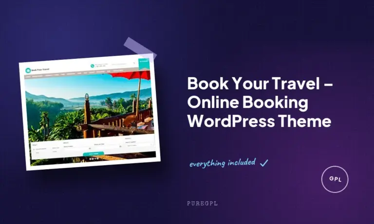 book your travel online booking wordpress theme