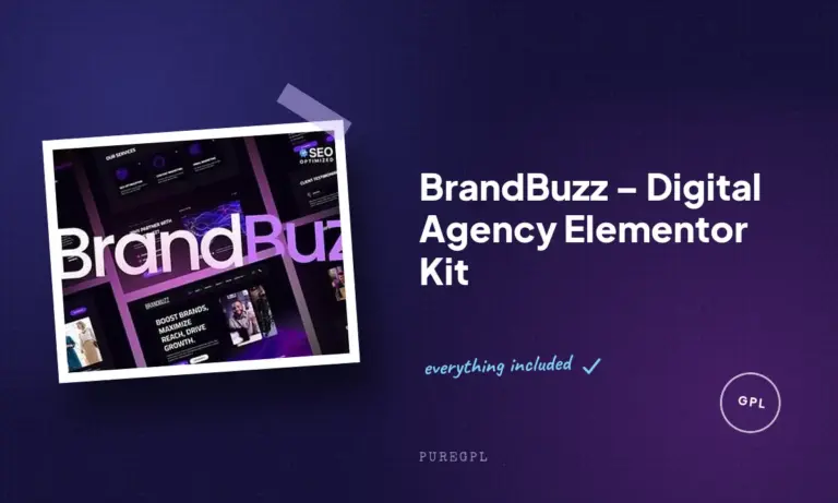 brandbuzz digital agency elementor kit