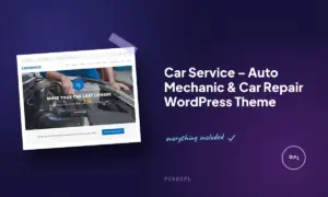 car service auto mechanic car repair wordpress theme