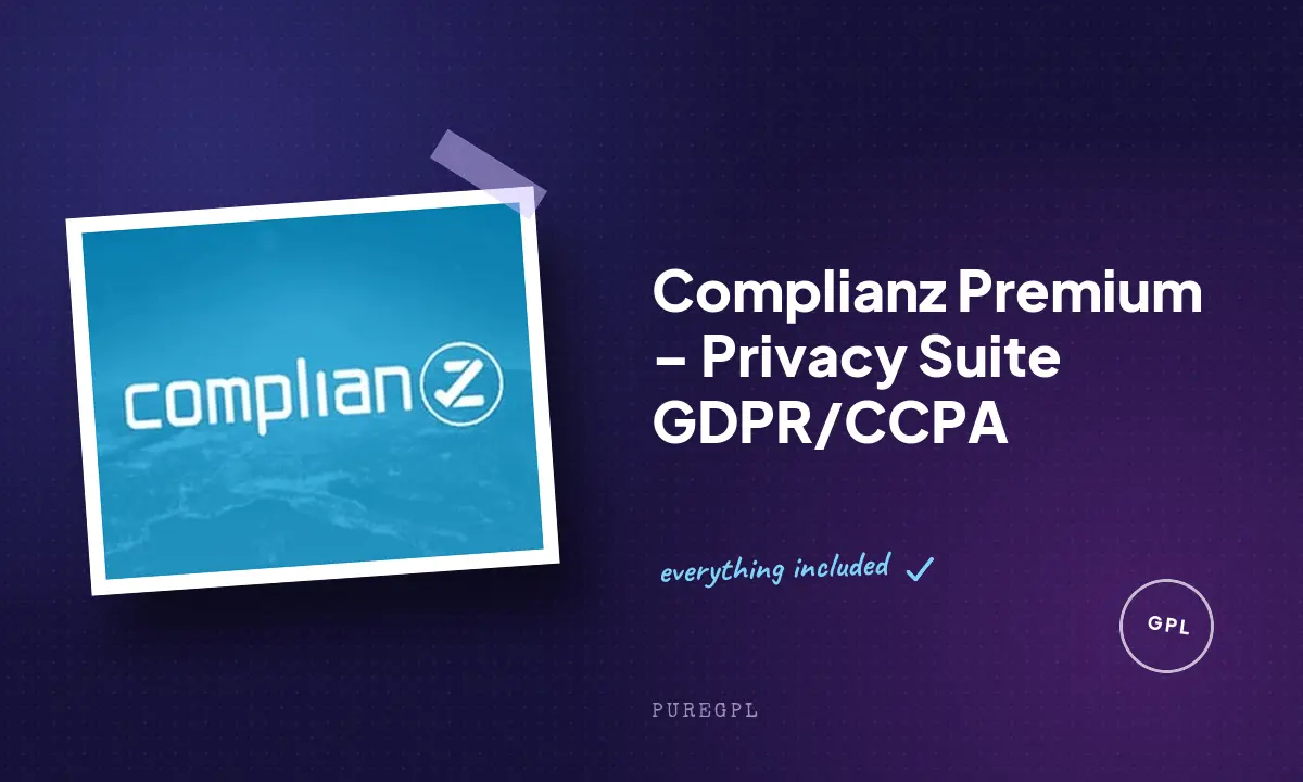 Complianz Premium – Privacy Suite GDPR/CCPA