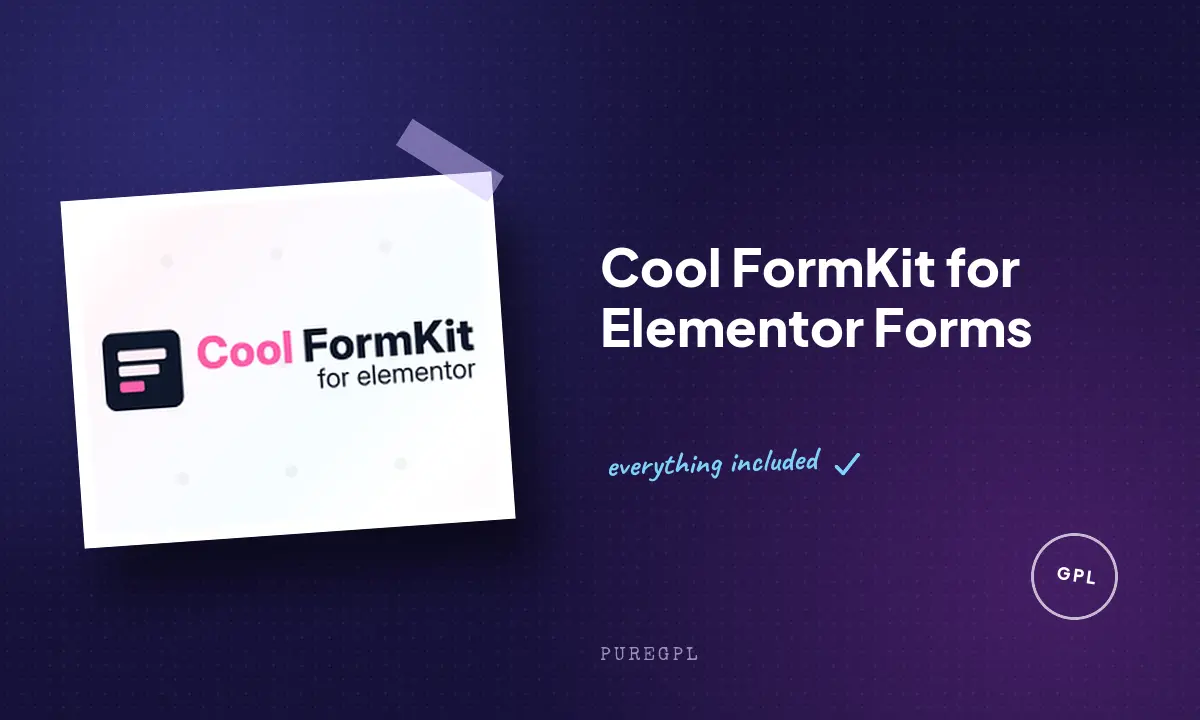 Cool FormKit for Elementor Forms