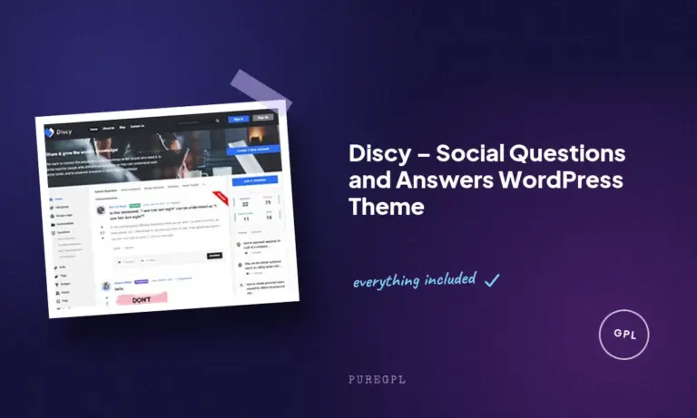 discy social questions and answers wordpress theme