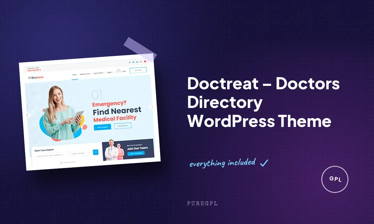 Doctreat – Doctors Directory WordPress Theme