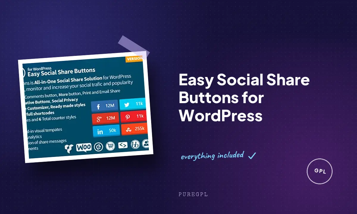 Easy Social Share Buttons for WordPress