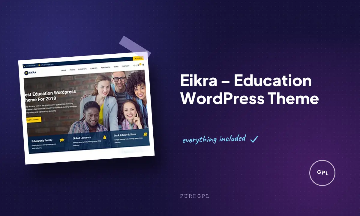 Eikra – Education WordPress Theme