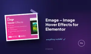 emage image hover effects for elementor