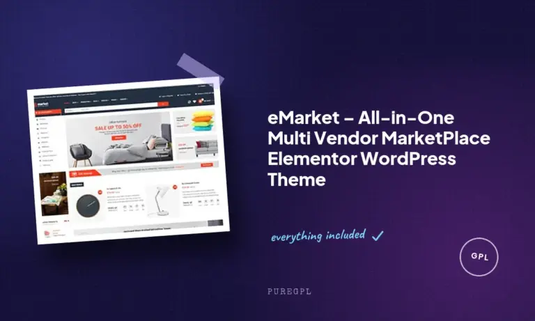 emarket all in one multi vendor marketplace elementor wordpress theme