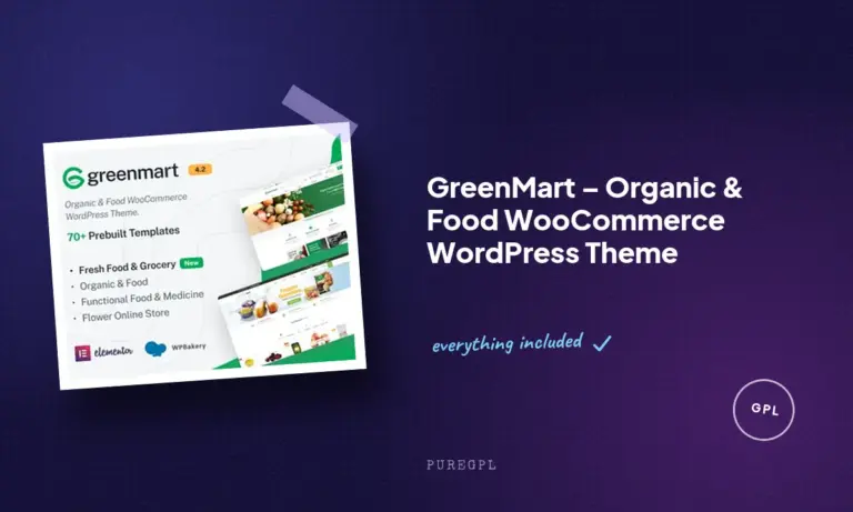 greenmart organic food woocommerce wordpress theme