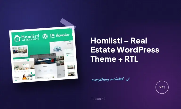 homlisti real estate wordpress theme rtl